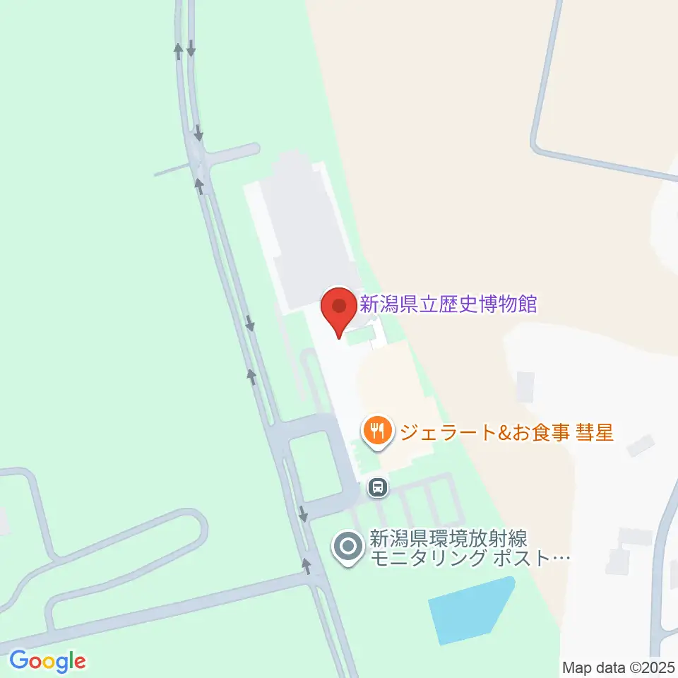 新潟県立歴史博物館周辺のコンビニエンスストア一覧地図