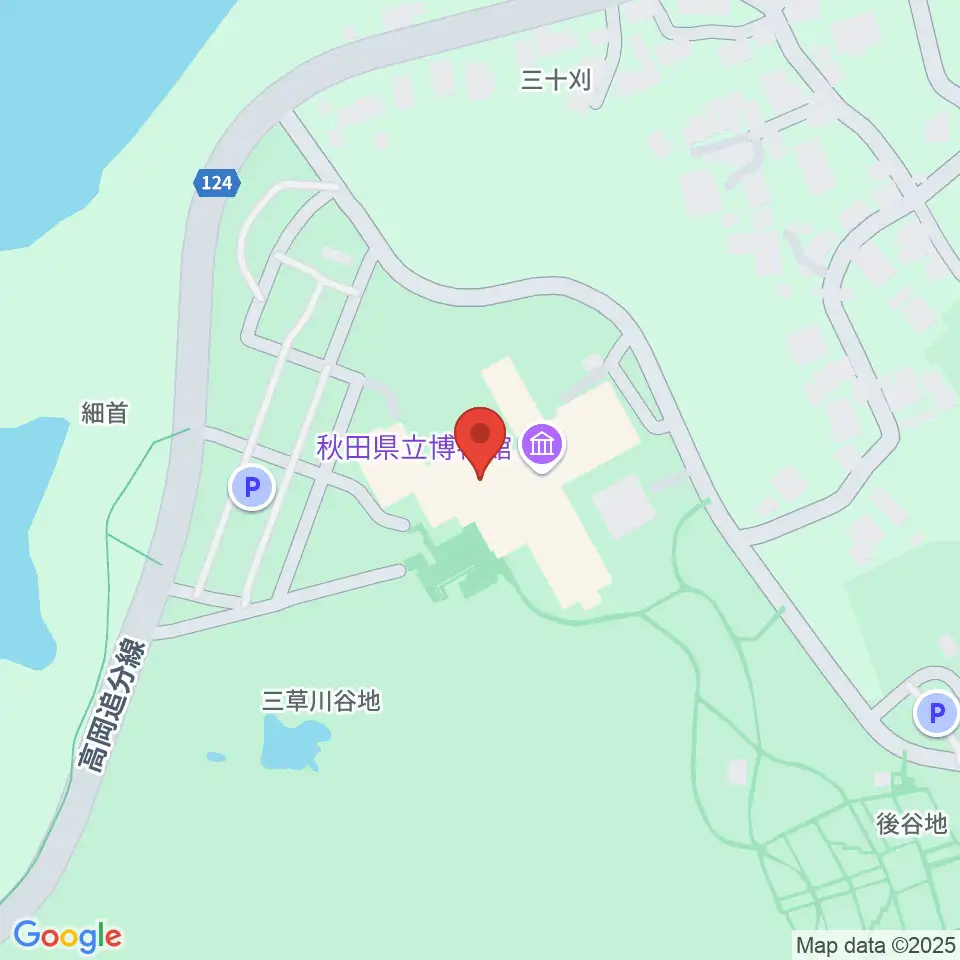 秋田県立博物館周辺のコンビニエンスストア一覧地図