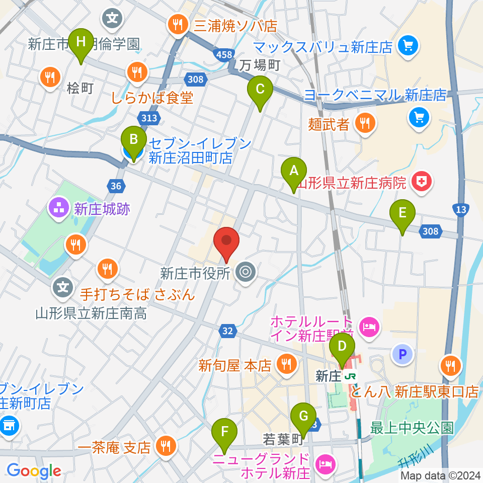 あすラジ周辺のコンビニエンスストア一覧地図