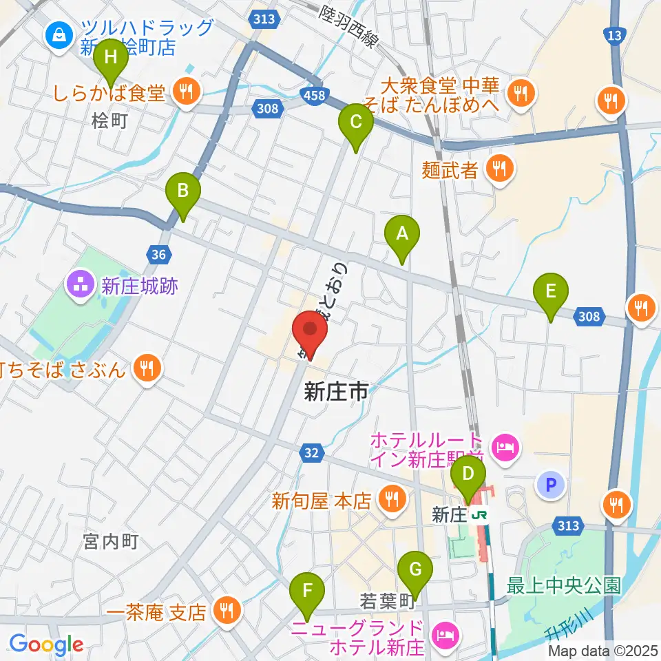 あすラジ周辺のコンビニエンスストア一覧地図