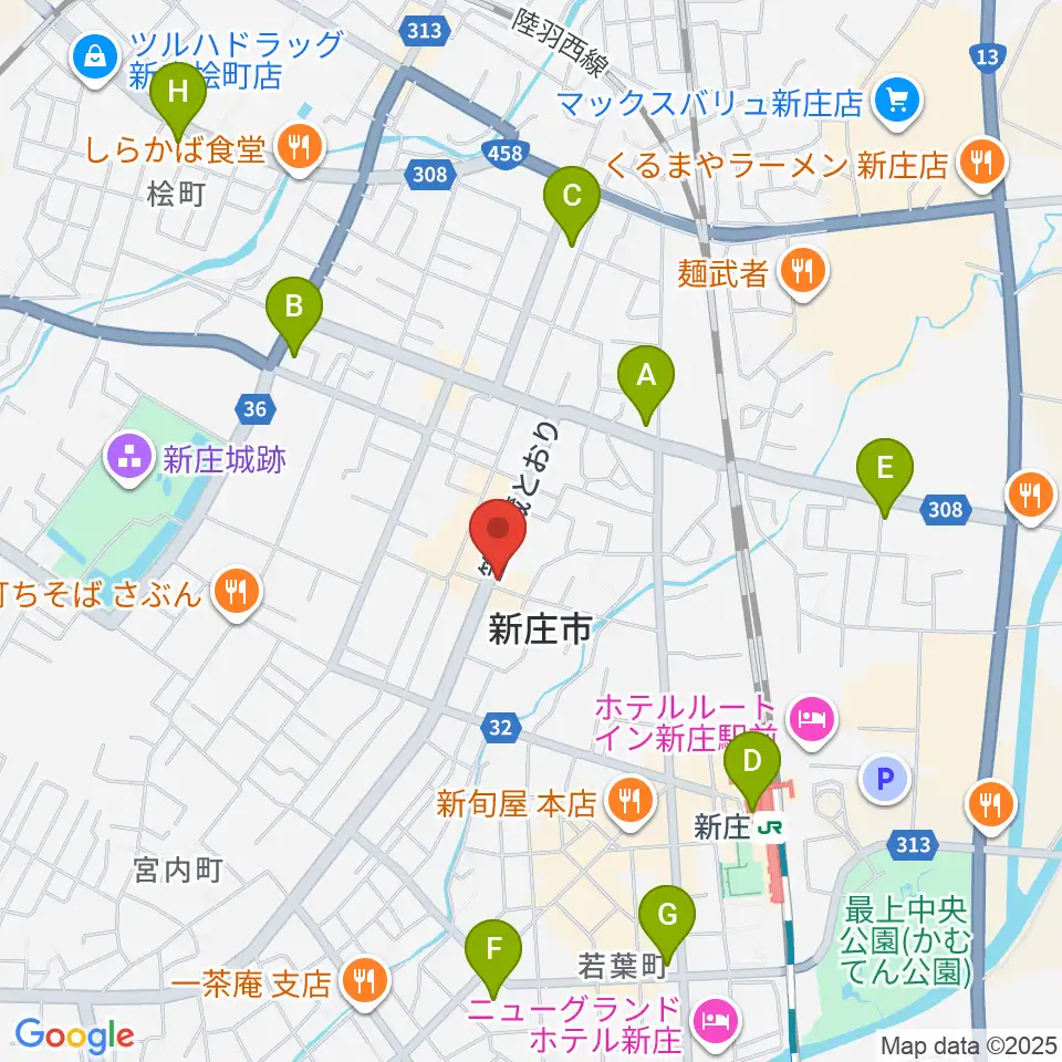 あすラジ周辺のコンビニエンスストア一覧地図