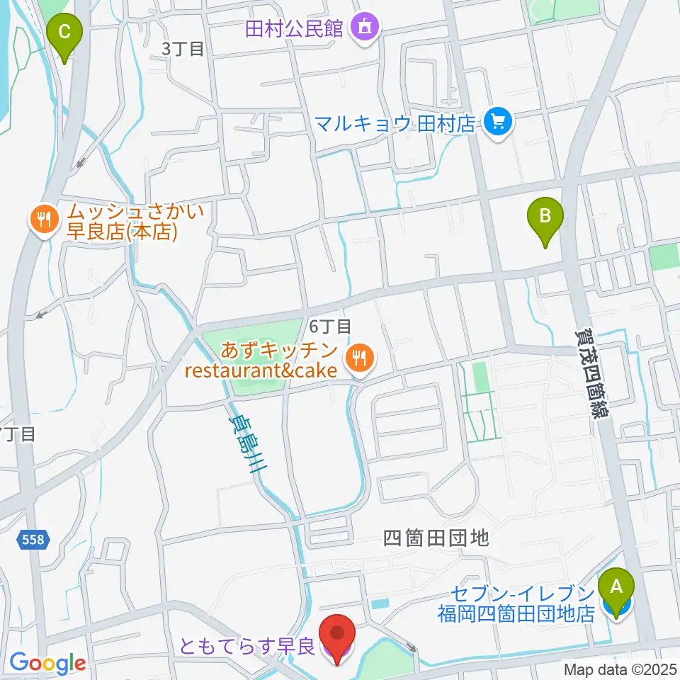 ともてらす早良周辺のコンビニエンスストア一覧地図