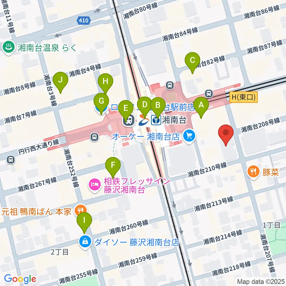 STUDIO JAMJAM周辺のコンビニエンスストア一覧地図