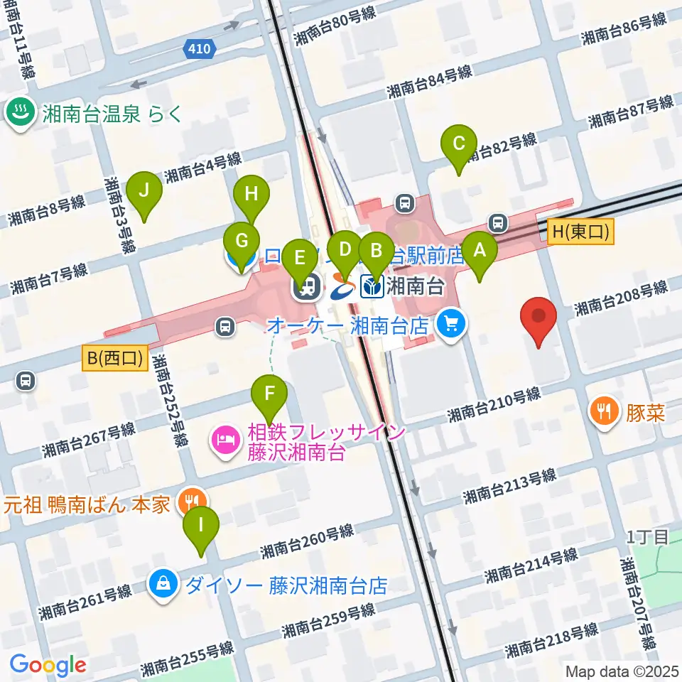 STUDIO JAMJAM周辺のコンビニエンスストア一覧地図