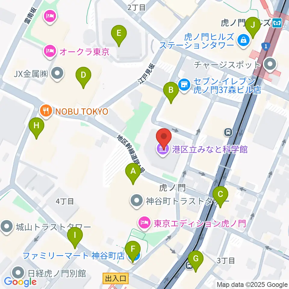 気象科学館周辺のコンビニエンスストア一覧地図