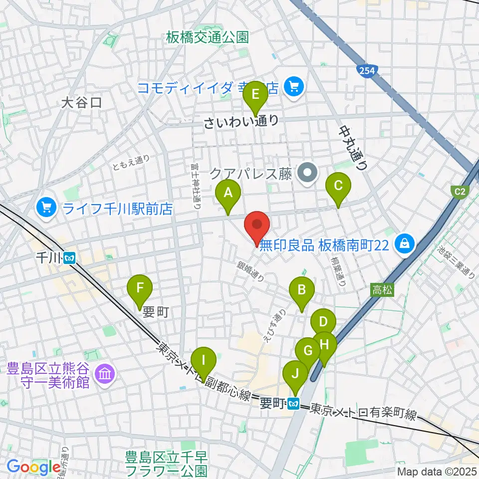 アルトフォニックスタジオ周辺のコンビニエンスストア一覧地図