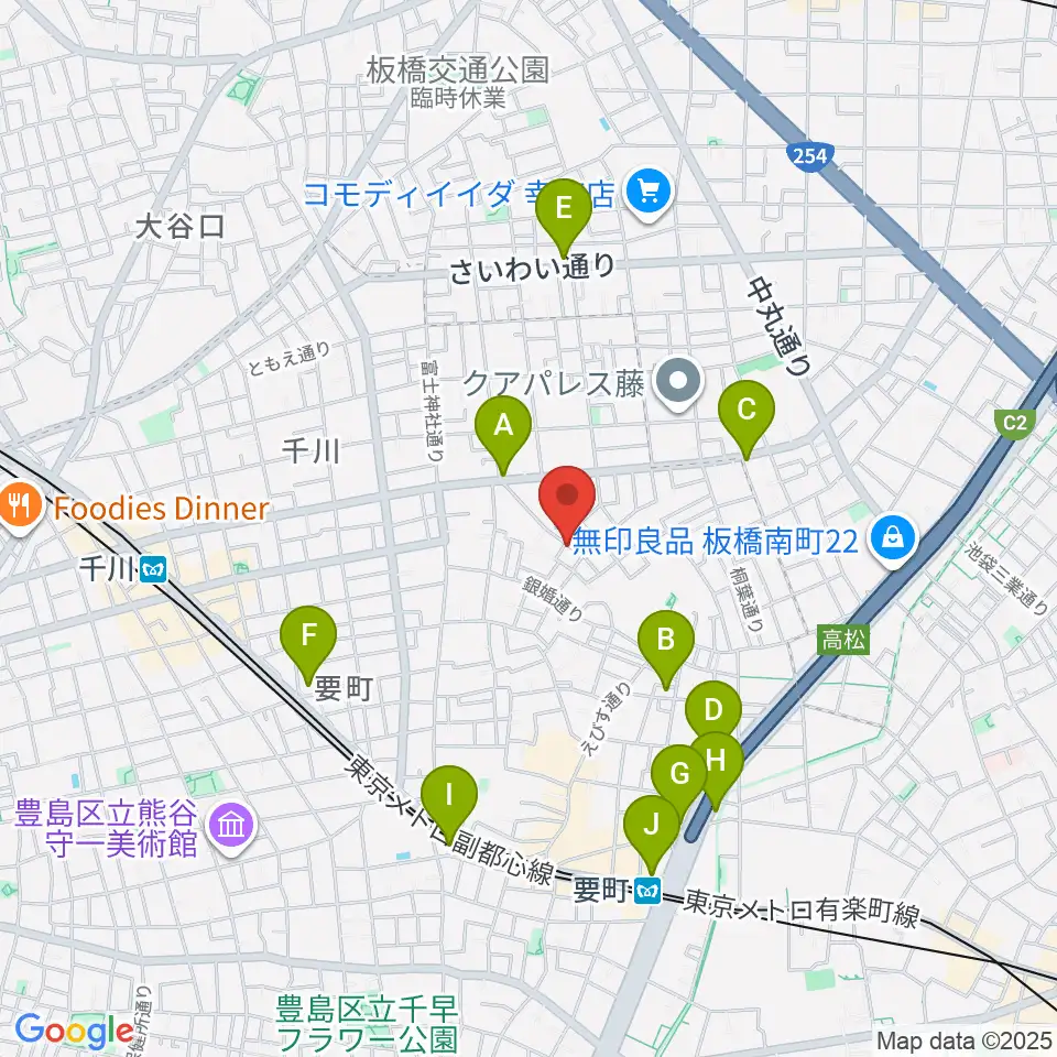 アルトフォニックスタジオ周辺のコンビニエンスストア一覧地図