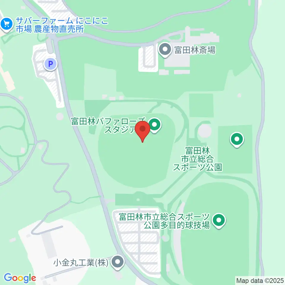 富田林バファローズスタジアム周辺のコンビニエンスストア一覧地図