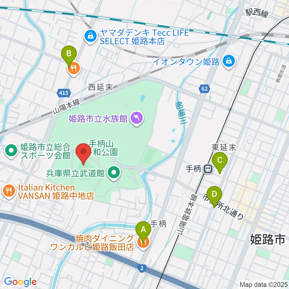 ウインク球場周辺のコンビニエンスストア一覧地図