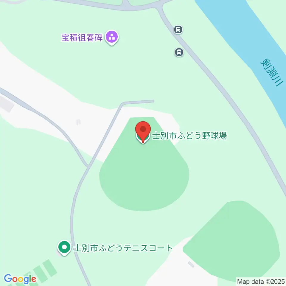 士別市ふどう野球場周辺のコンビニエンスストア一覧地図