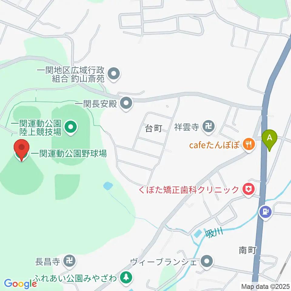 一関運動公園野球場周辺のコンビニエンスストア一覧地図