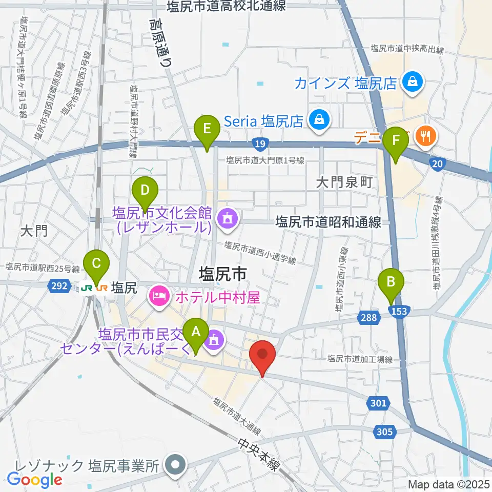 高ボッチ高原FM周辺のコンビニエンスストア一覧地図