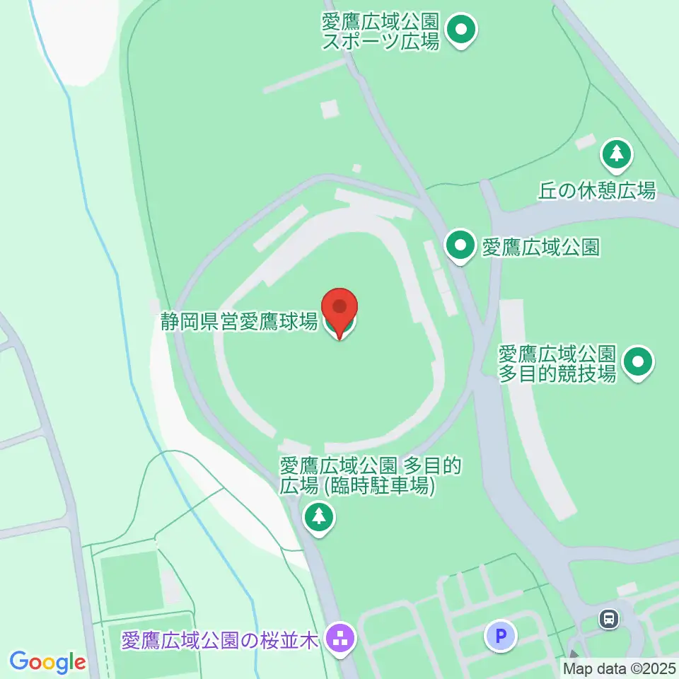 静岡県営愛鷹球場周辺のコンビニエンスストア一覧地図