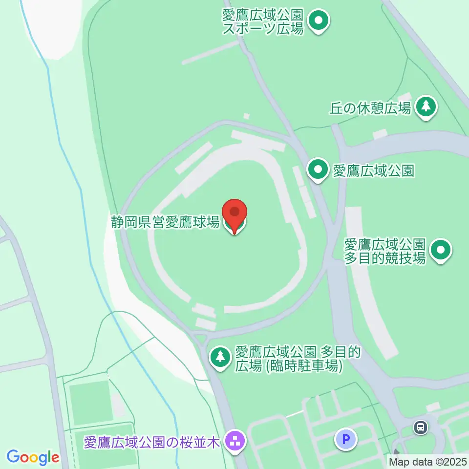 静岡県営愛鷹球場周辺のコンビニエンスストア一覧地図