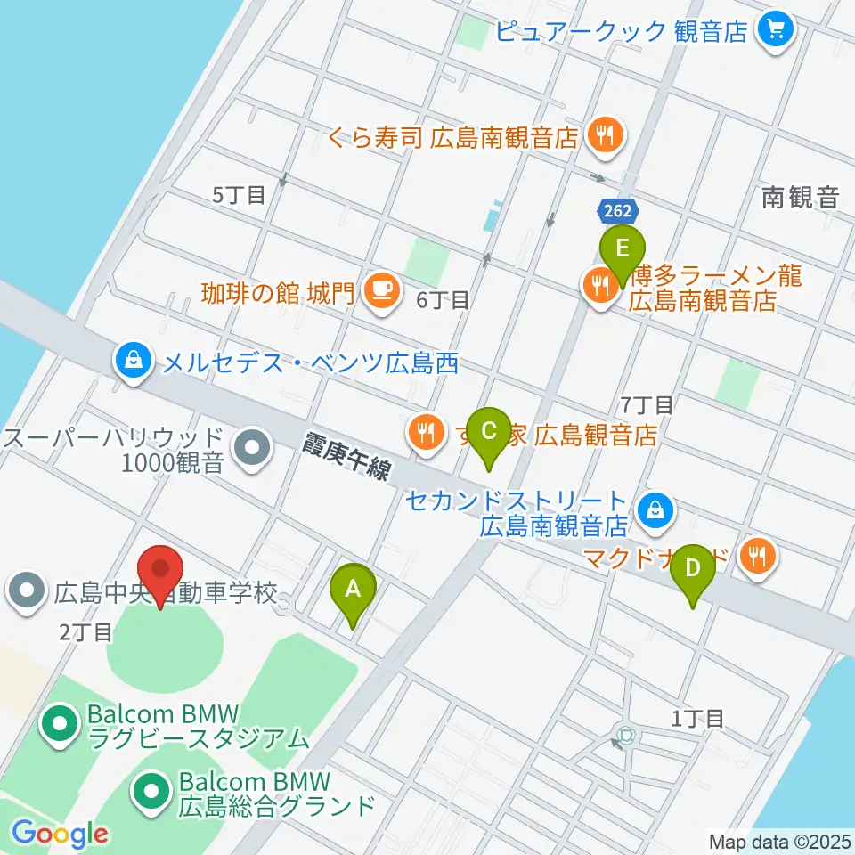 バルコムBMWベースボールスタジアム周辺のコンビニエンスストア一覧地図