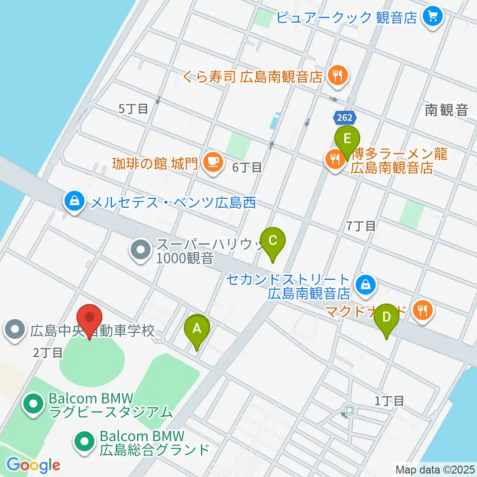 バルコムBMWベースボールスタジアム周辺のコンビニエンスストア一覧地図