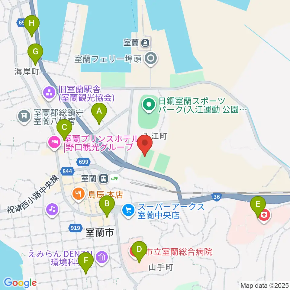 栗林商会アリーナ周辺のコンビニエンスストア一覧地図
