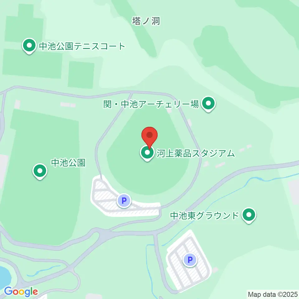 河上薬品スタジアム周辺のコンビニエンスストア一覧地図