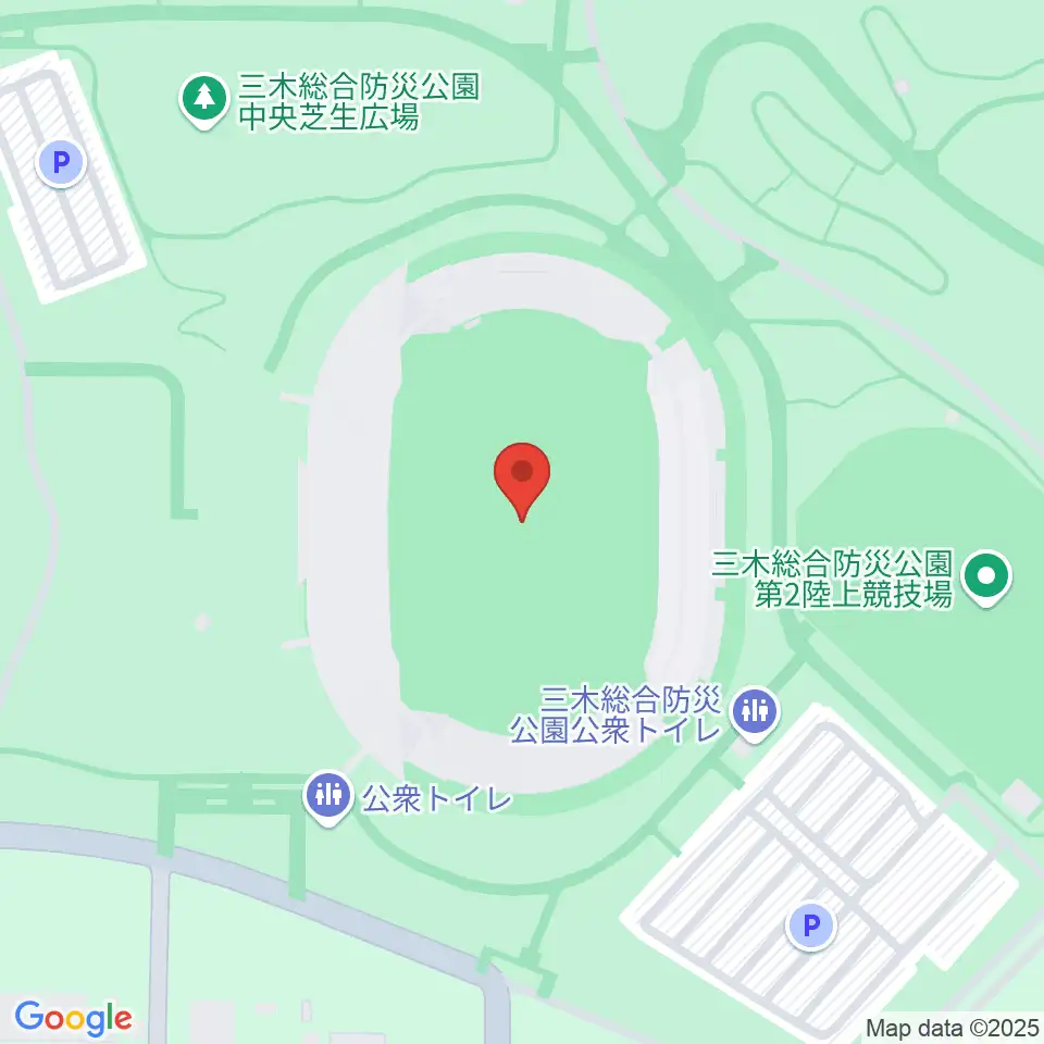三木総合防災公園陸上競技場周辺のコンビニエンスストア一覧地図