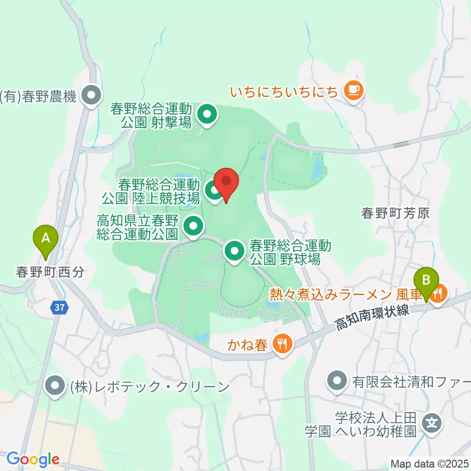 春野総合運動公園陸上競技場周辺のコンビニエンスストア一覧地図