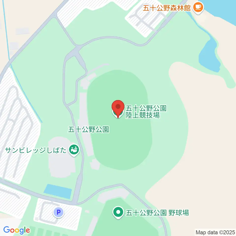 五十公野公園陸上競技場周辺のコンビニエンスストア一覧地図