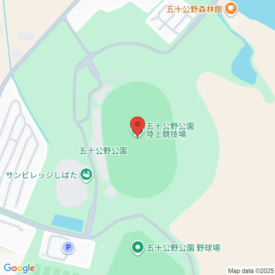 五十公野公園陸上競技場周辺のコンビニエンスストア一覧地図