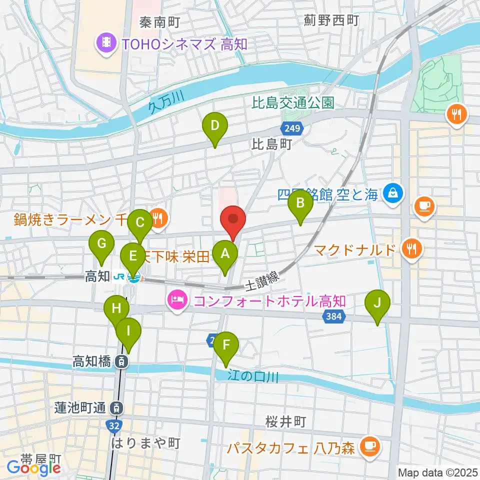 プレイヤーズラボ周辺のコンビニエンスストア一覧地図