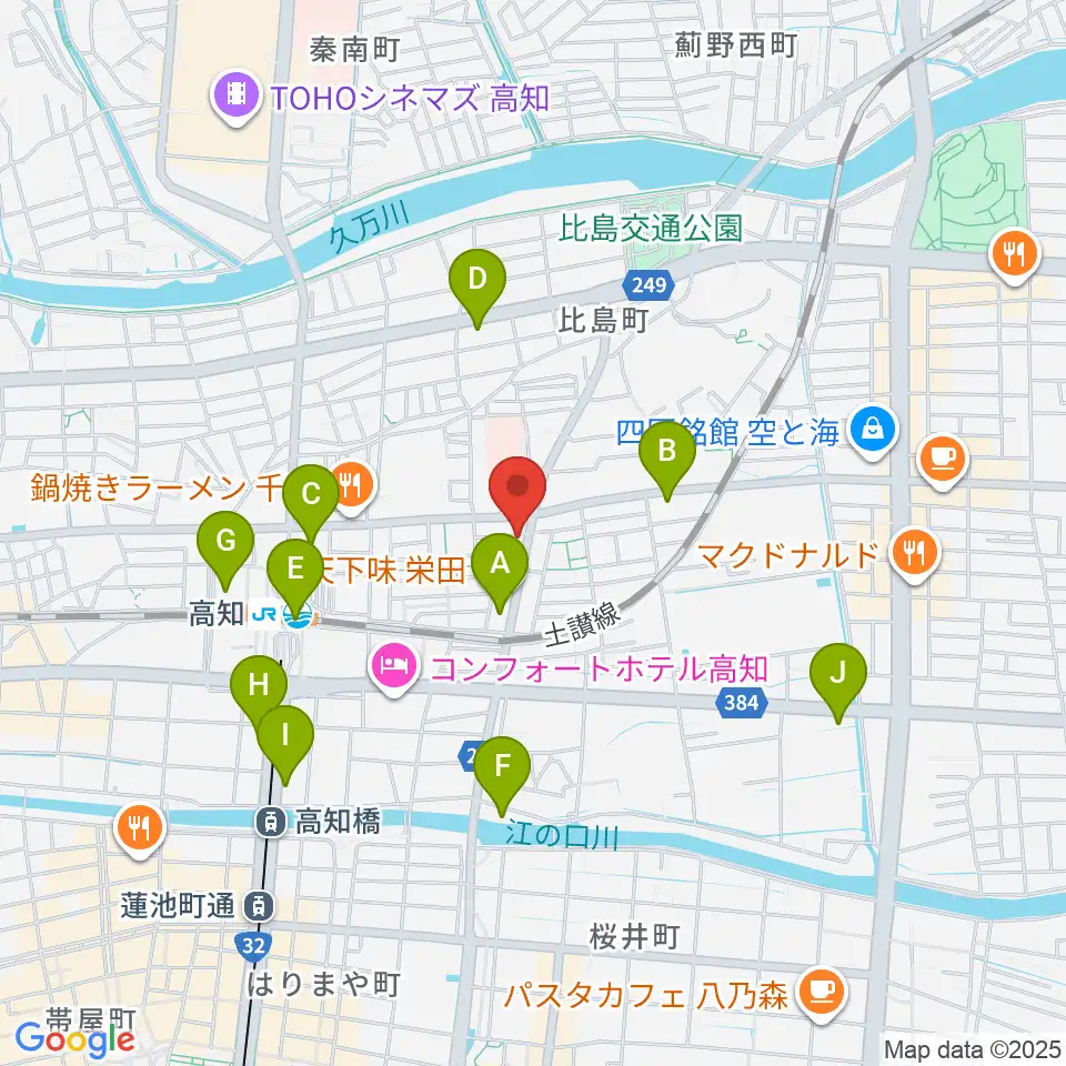 プレイヤーズラボ周辺のコンビニエンスストア一覧地図