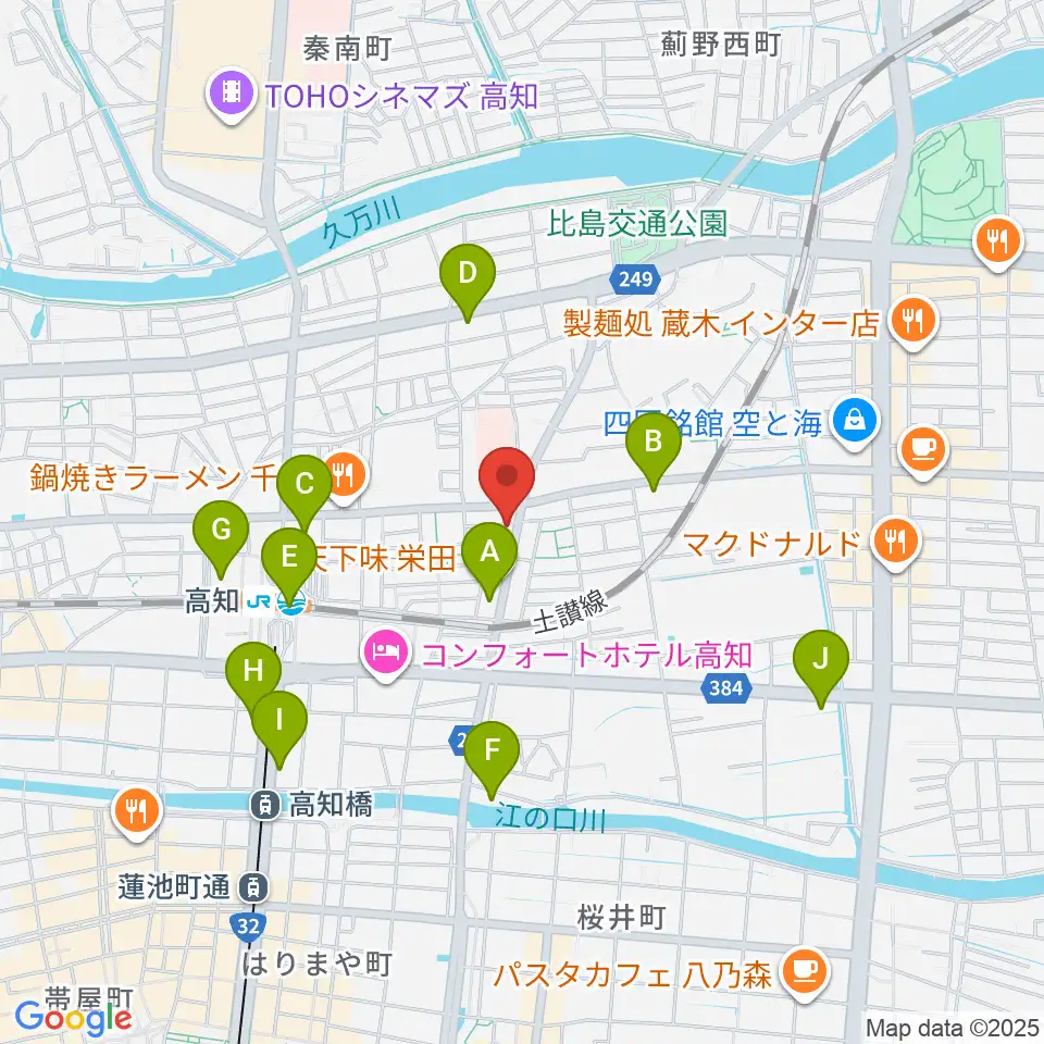 プレイヤーズラボ周辺のコンビニエンスストア一覧地図