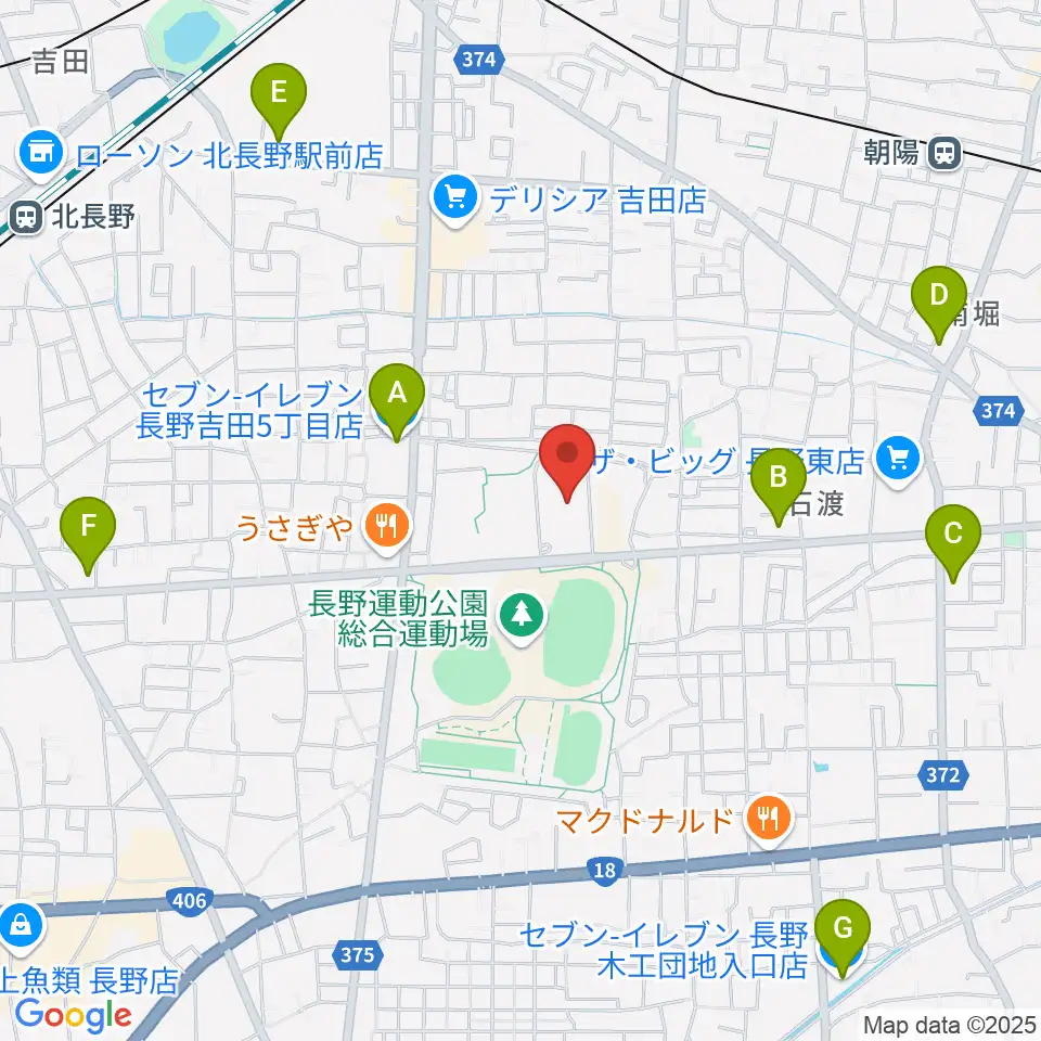 アクアウイング周辺のコンビニエンスストア一覧地図