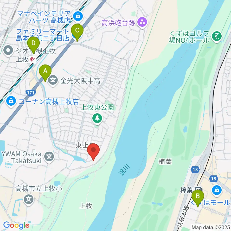 サロンドゥムジークカンマキ周辺のコンビニエンスストア一覧地図