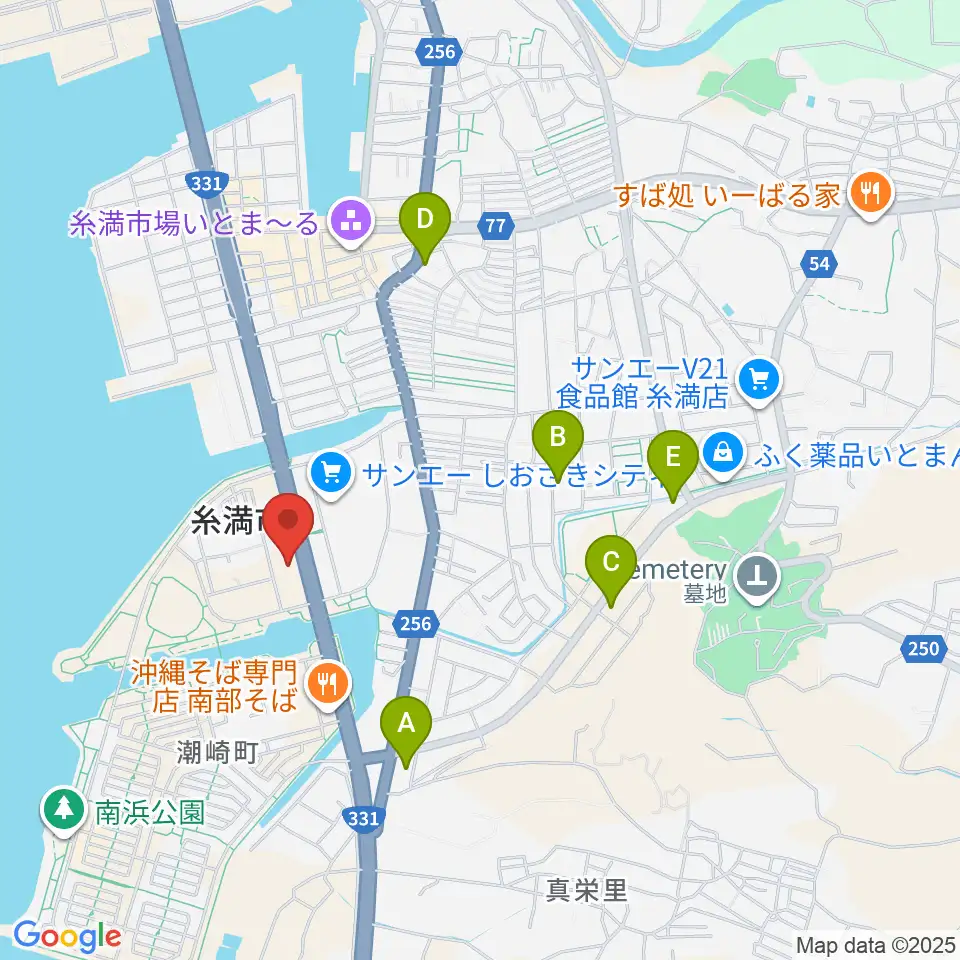 シャボン玉石けん くくる糸満周辺のコンビニエンスストア一覧地図