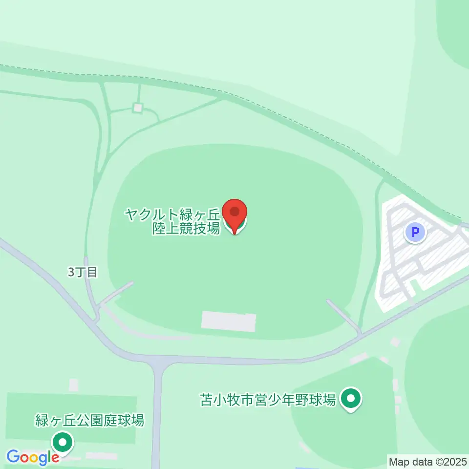 ヤクルト緑ケ丘陸上競技場周辺のコンビニエンスストア一覧地図