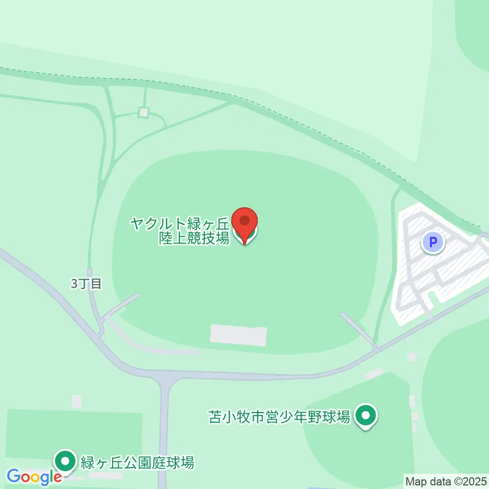 ヤクルト緑ケ丘陸上競技場周辺のコンビニエンスストア一覧地図