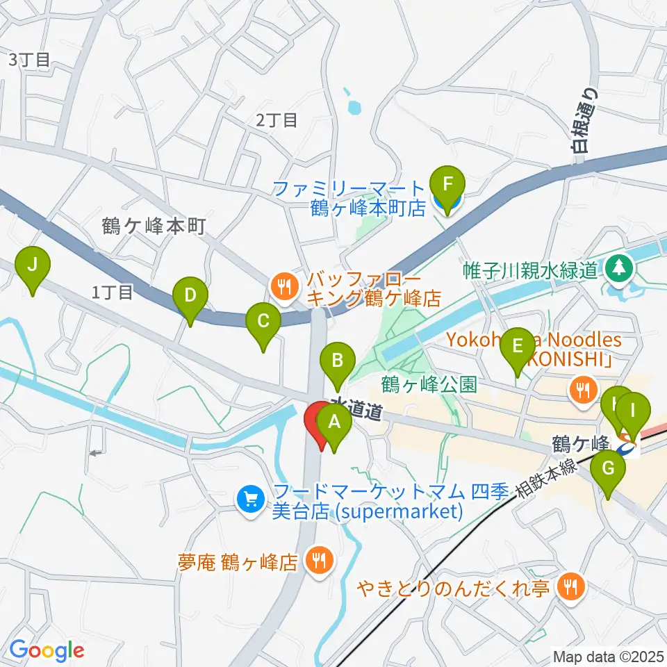 横浜市旭公会堂周辺のコンビニエンスストア一覧地図