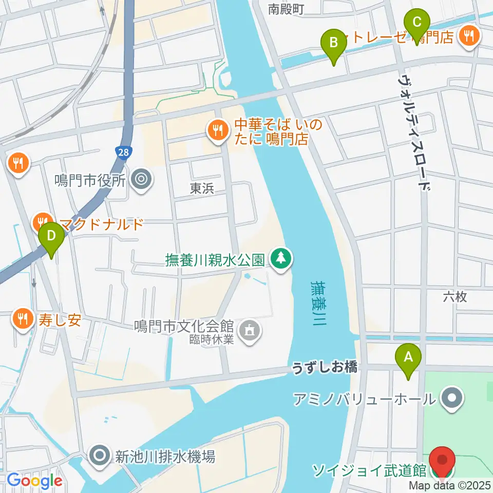ソイジョイ武道館周辺のコンビニエンスストア一覧地図