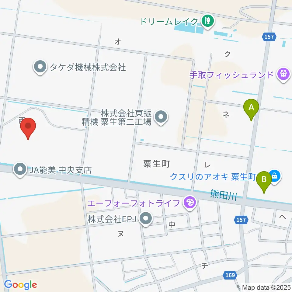 寺井野球場周辺のコンビニエンスストア一覧地図