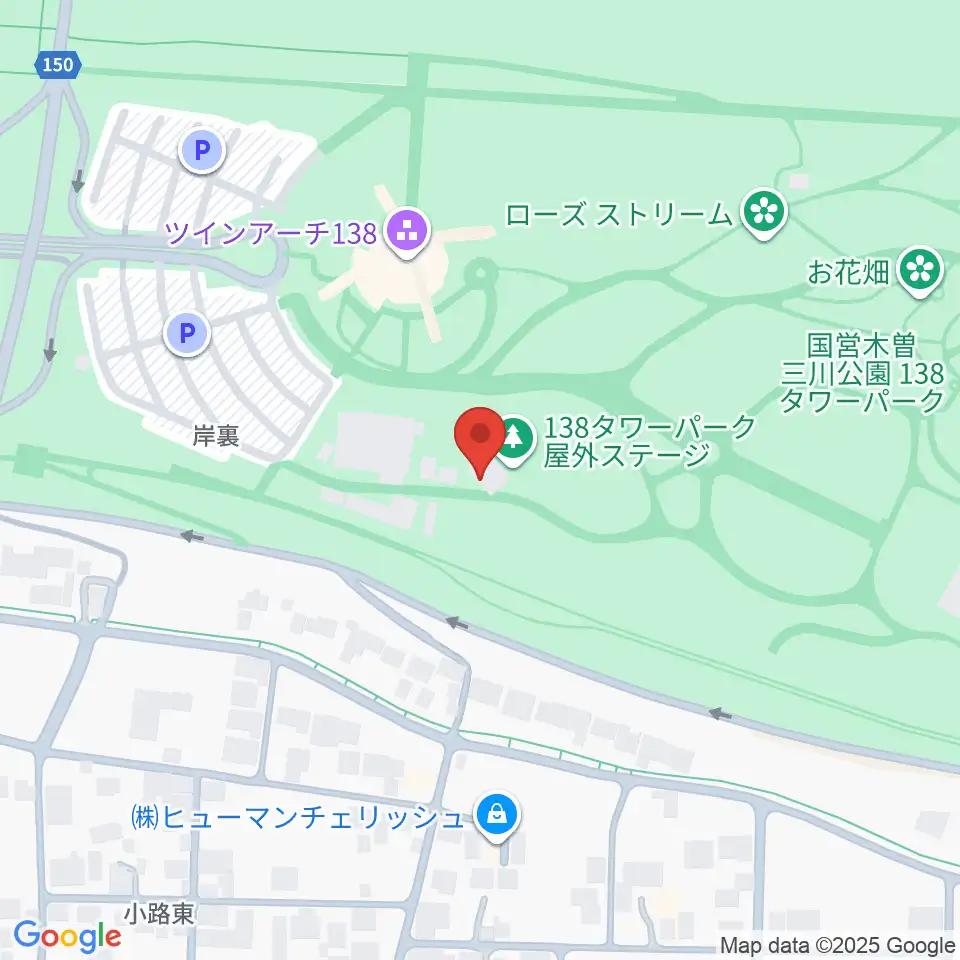 138タワーパーク野外ステージ周辺のコンビニエンスストア一覧地図