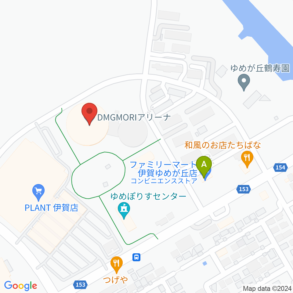 DMGMORIアリーナ周辺のコンビニエンスストア一覧地図