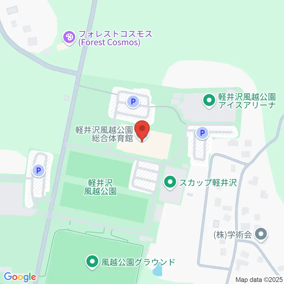 風越公園総合体育館周辺のコンビニエンスストア一覧地図