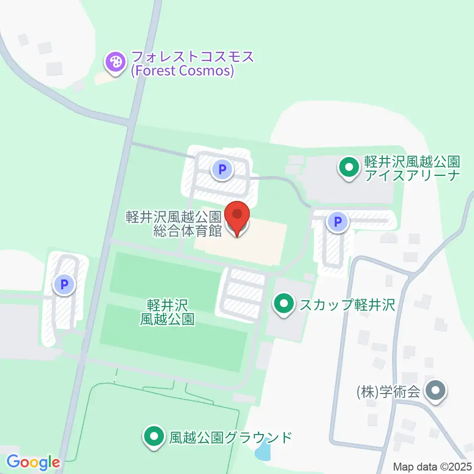風越公園総合体育館周辺のコンビニエンスストア一覧地図