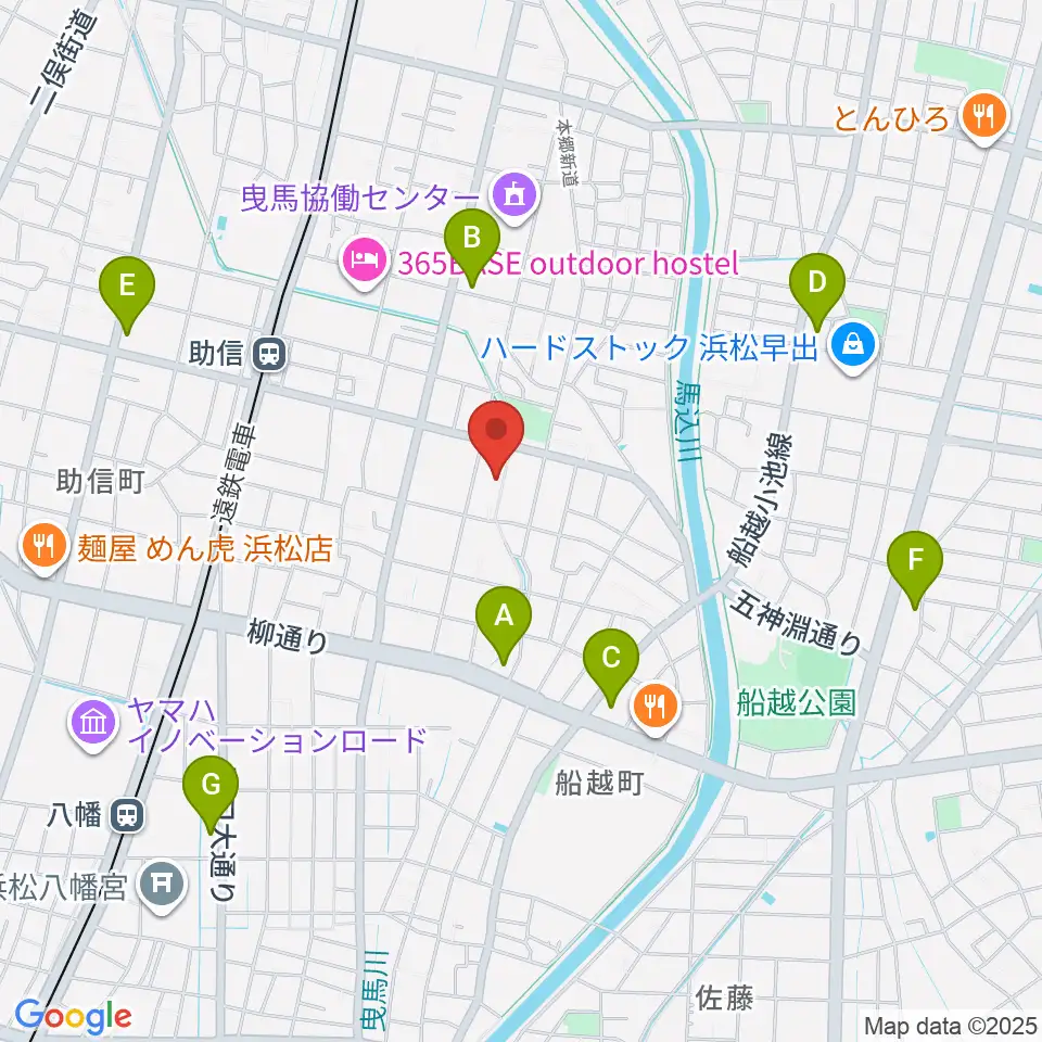 新津プロソニックスタジオ周辺のコンビニエンスストア一覧地図