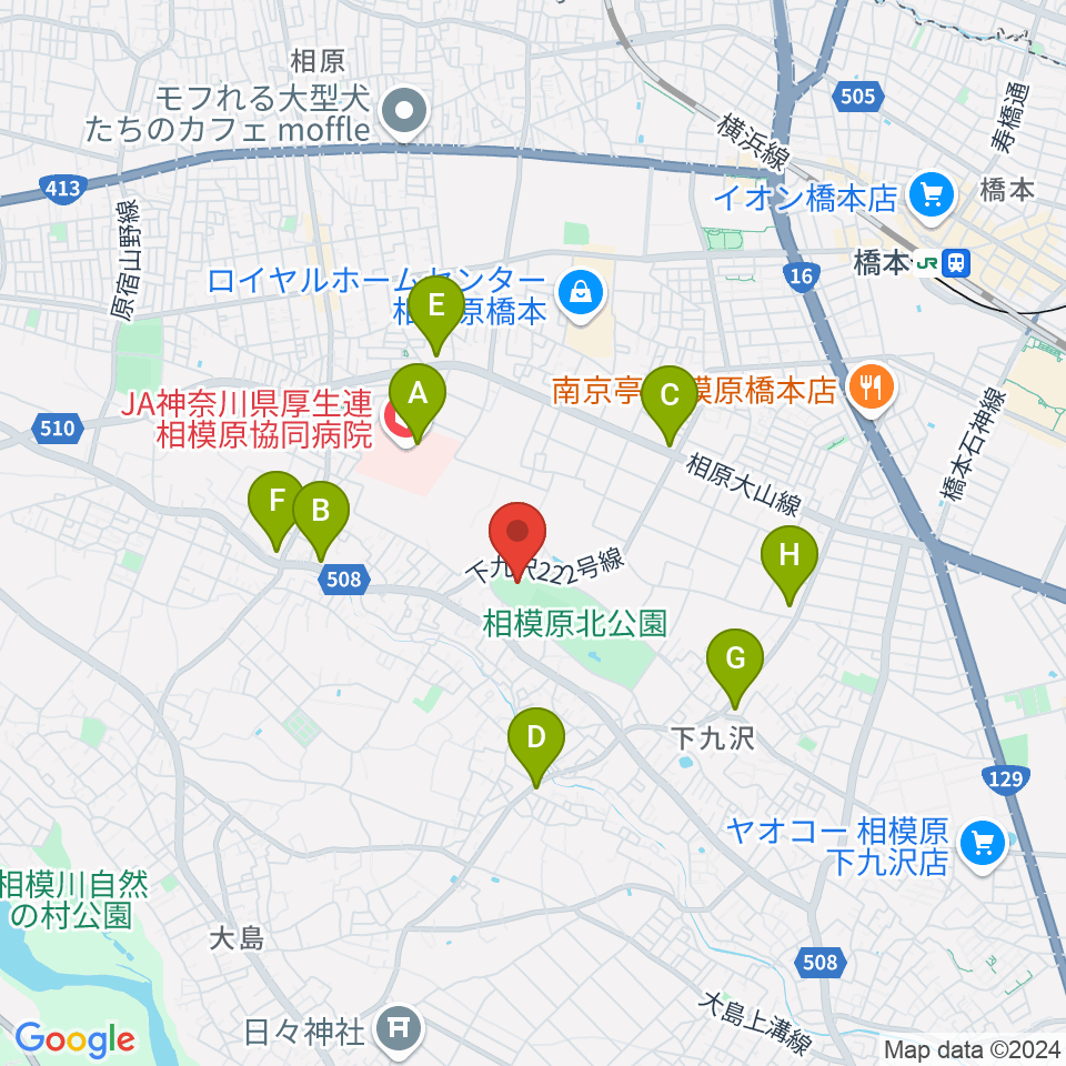 ほねごりアリーナ周辺のコンビニエンスストア一覧地図