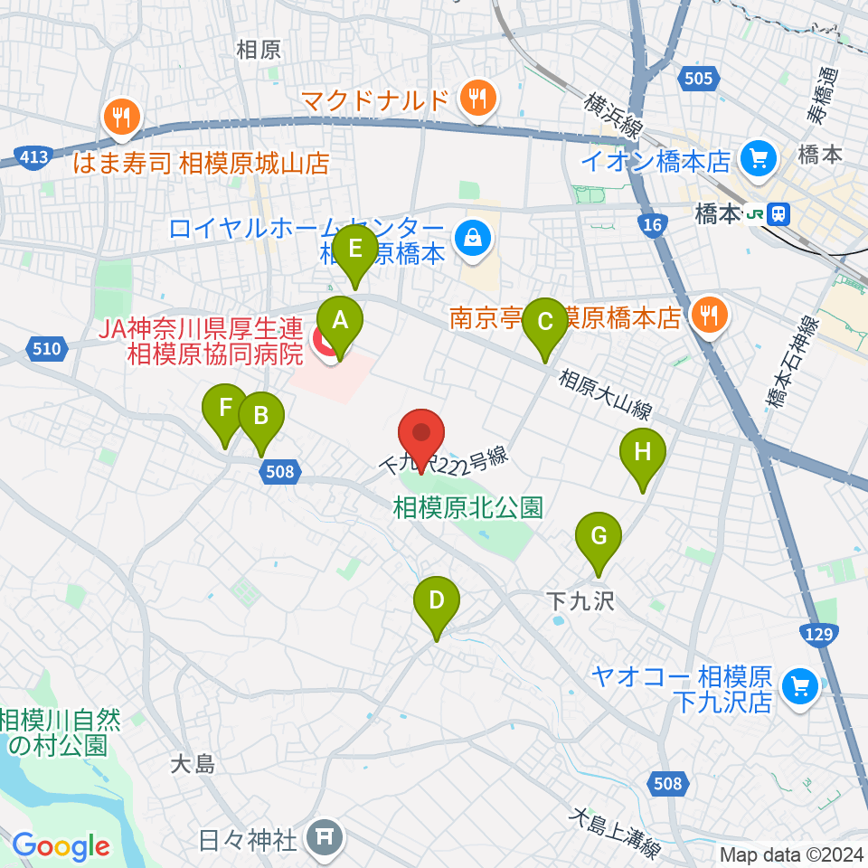 ほねごりアリーナ周辺のコンビニエンスストア一覧地図