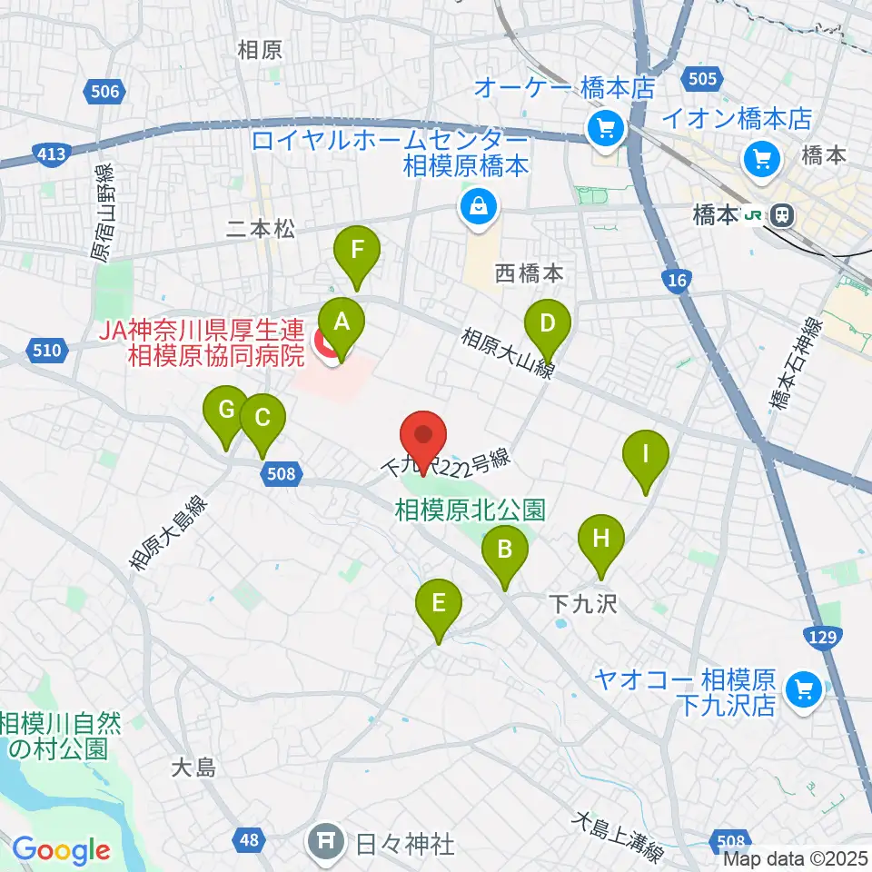 ほねごりアリーナ周辺のコンビニエンスストア一覧地図