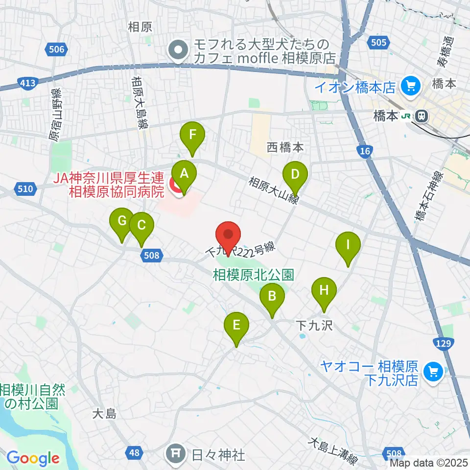 ほねごりアリーナ周辺のコンビニエンスストア一覧地図