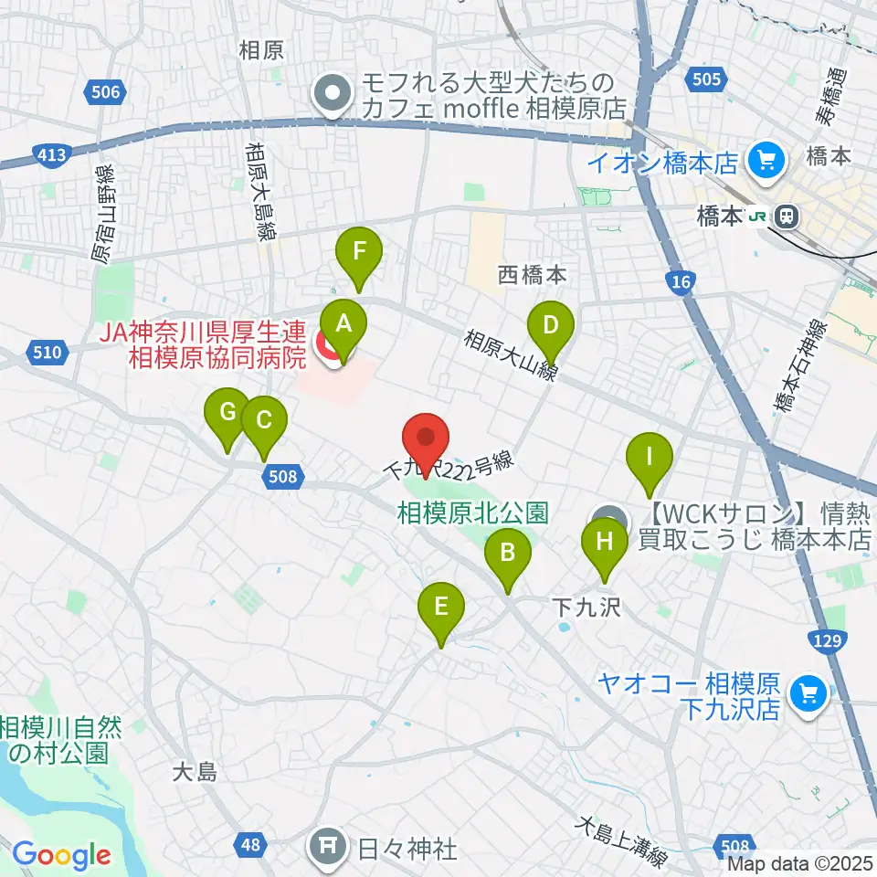ほねごりアリーナ周辺のコンビニエンスストア一覧地図