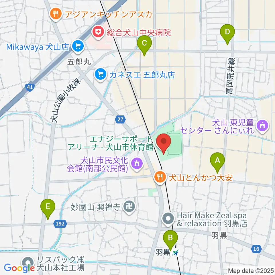エナジーサポートアリーナ周辺のコンビニエンスストア一覧地図