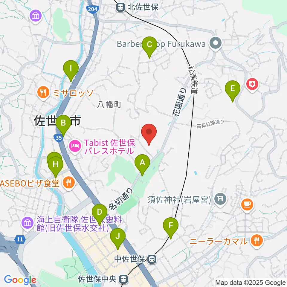 長崎県立武道館周辺のコンビニエンスストア一覧地図