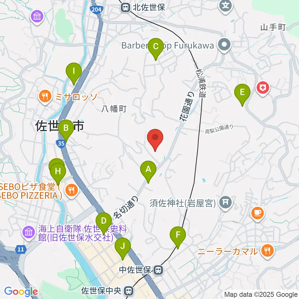 長崎県立武道館周辺のコンビニエンスストア一覧地図